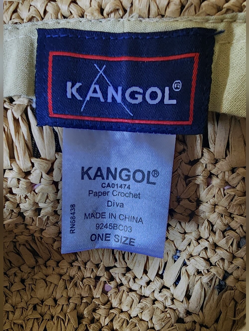 Kangol Handmade Paper Rag Weave Straw Hat - Picture 4 of 6